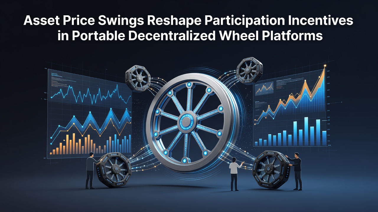 Visualisierung von Asset-Preisschwankungen und deren Auswirkungen auf dezentrale Wheel-Plattformen
