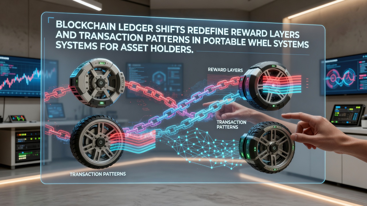 Blockchain-Ledger in portablen Systemen mit Fokus auf Transaktionsmuster und Belohnungsschichten