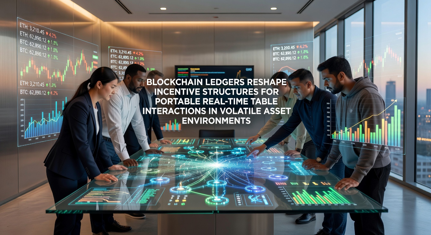 Blockchain-Ledger visualisieren Echtzeit-Interaktionen mit volatilen Assets auf mobilen Plattformen