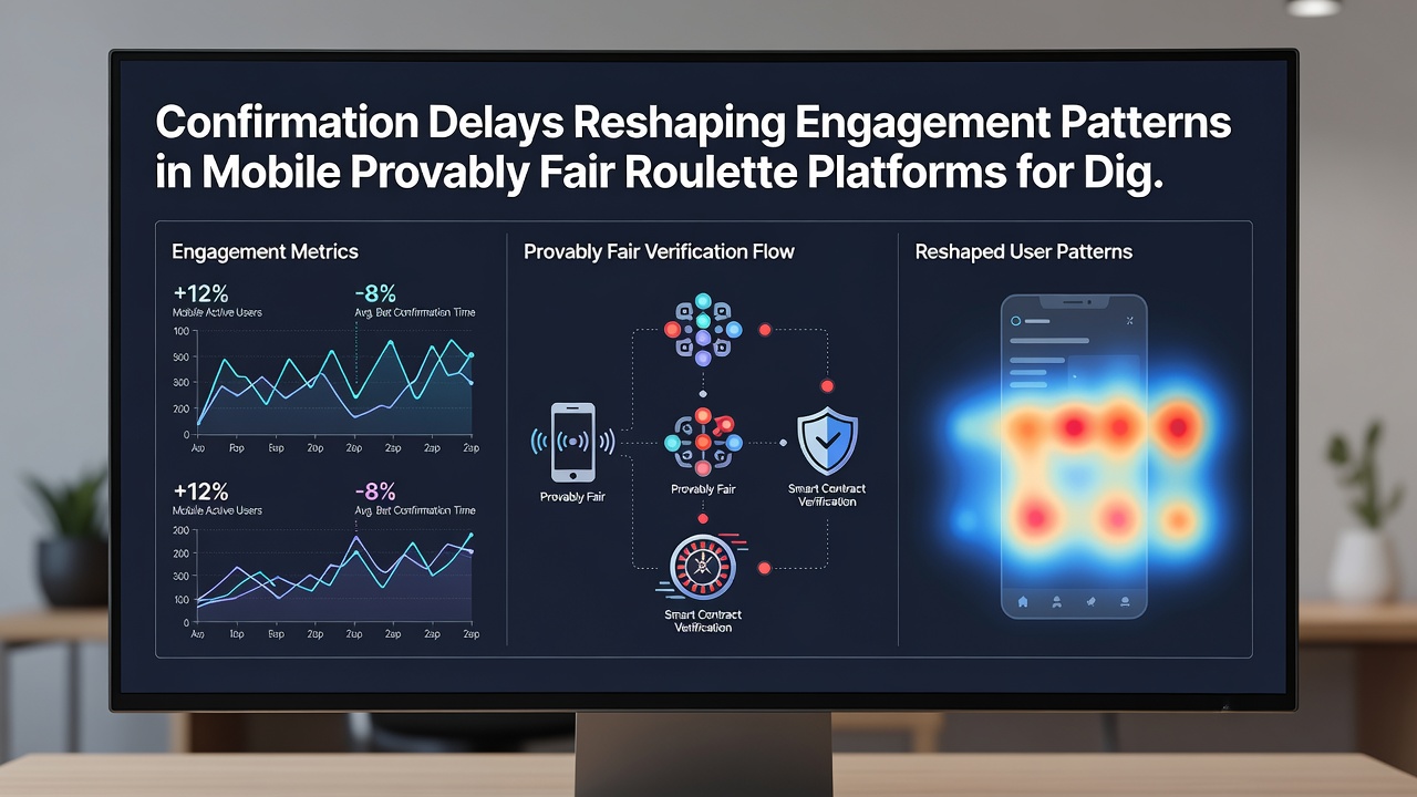 Dashboard zeigt Bestätigungsstatus und veränderte Roulette-Engagement-Metriken auf mobilen Geräten