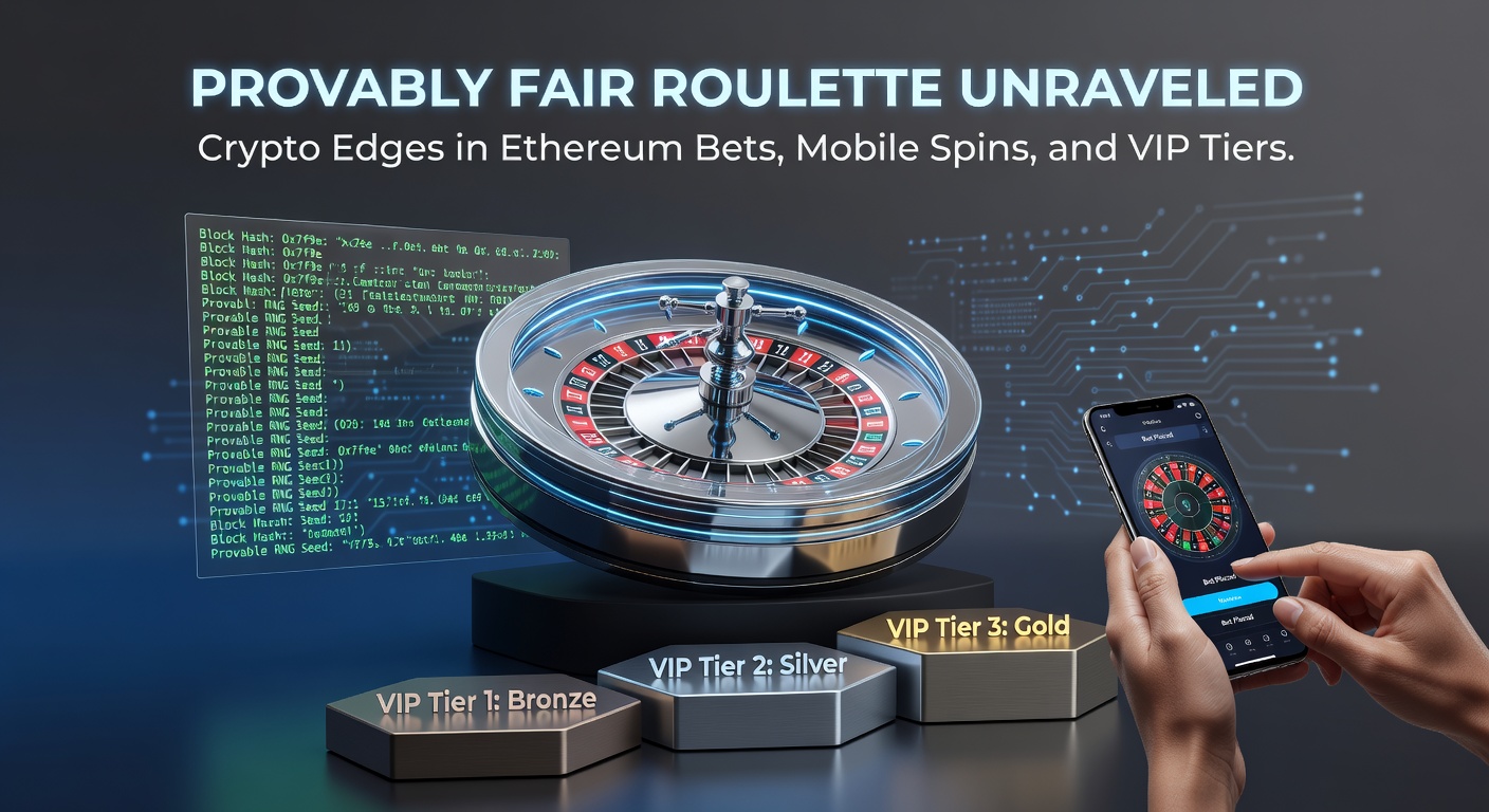 Grafik zu nachweislich fairer Roulette mit Ethereum-Elementen und mobilen Interfaces